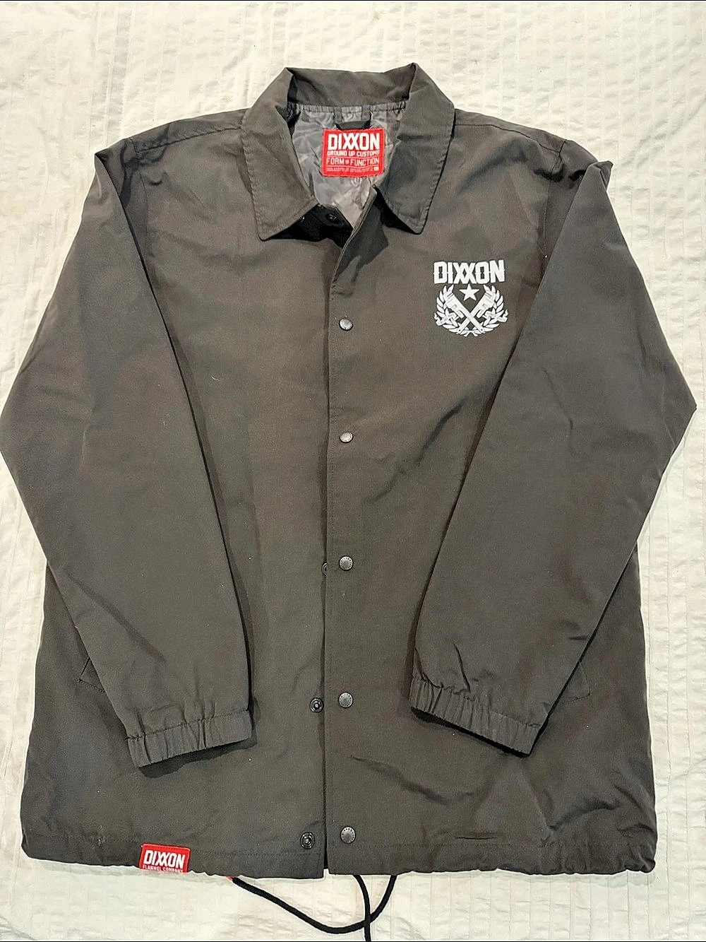 Dixxon Black Lightweight Jacket XL Like New